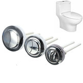Bouton-poussoir double pour réservoir d'eau de toilette ABS 38/48/58 mm
